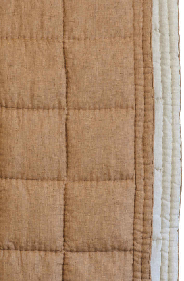 Bianca Lorenne Yosumi Nutmeg Comforter | Luxury Linen Comforter NZ image 3